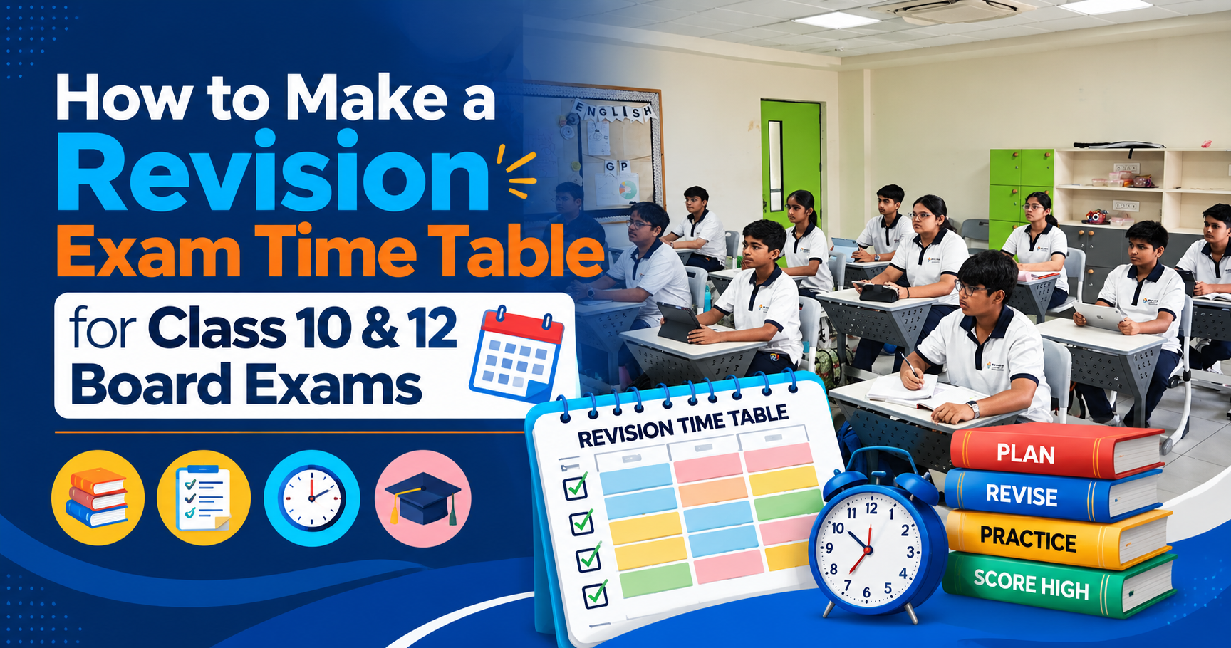 How to Make a Revision Exam Time Table for Class 10 & 12 Board Exams
